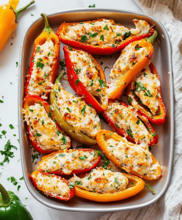Cream Cheese Stuffed Mini Peppers Recipe