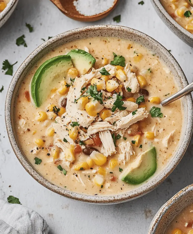 Mexican Street Corn White Chicken Chili Recipe