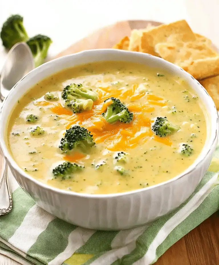 Panera Copycat Broccoli Cheddar Soup Recipe