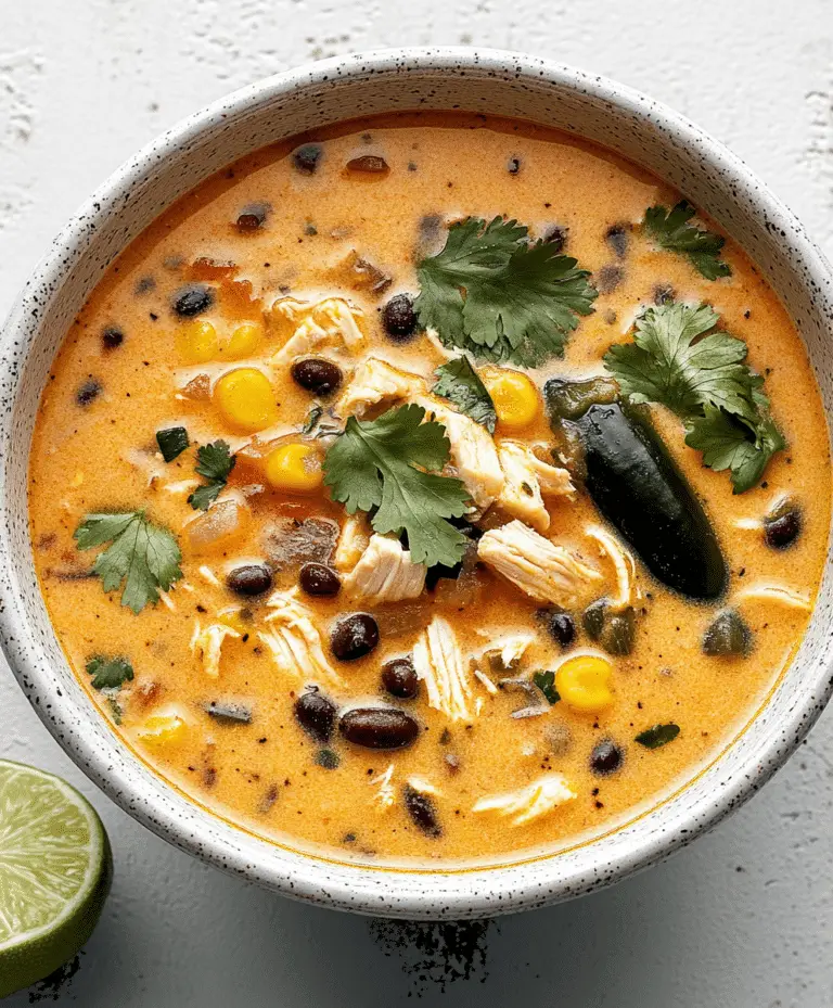 Easy Chicken, Poblano, And Black Bean Soup Recipe