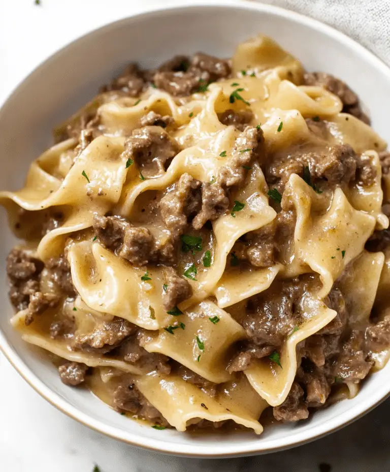 Easy Beef And Noodles Recipe