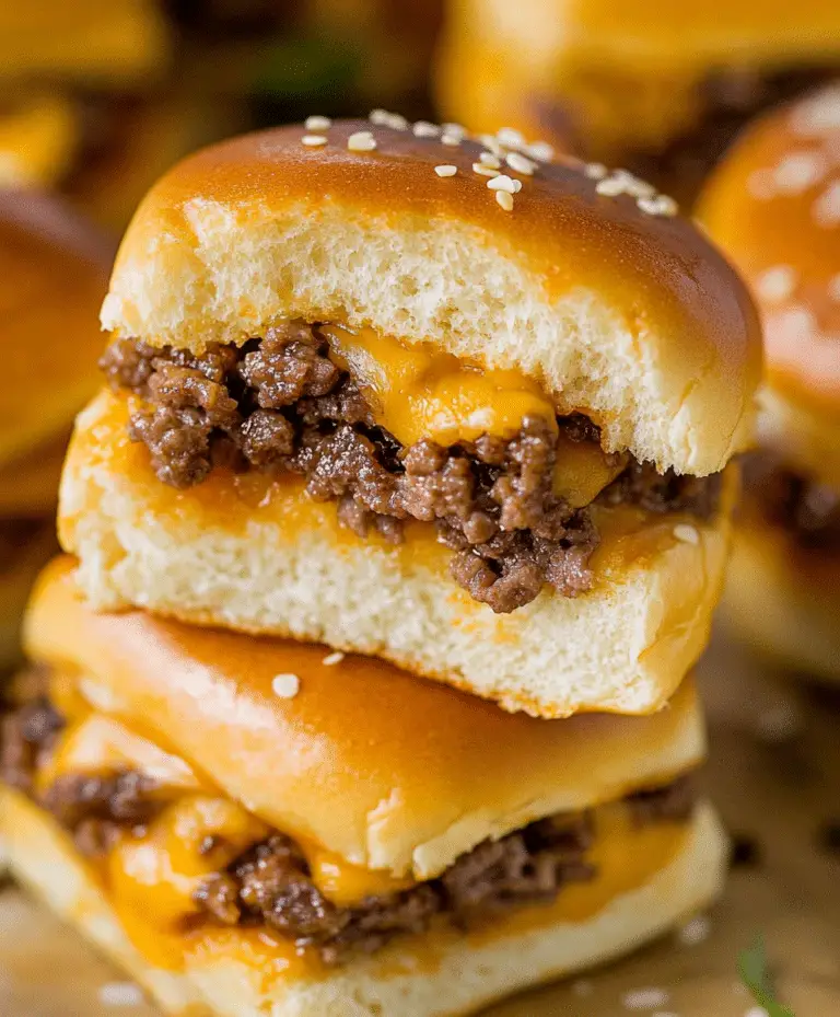 Cheeseburger Sliders Recipe