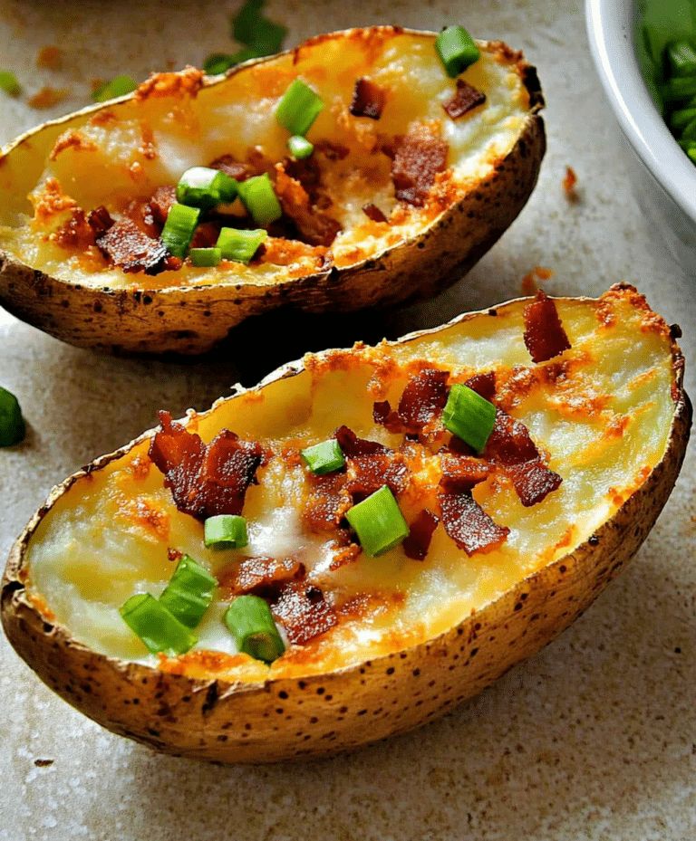 Baked Potato Skins Recipe