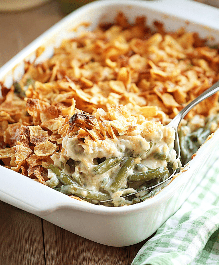 Ultimate Green Bean Casserole Recipe