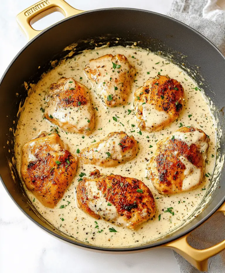 Creamy Garlic Chicken Recipe