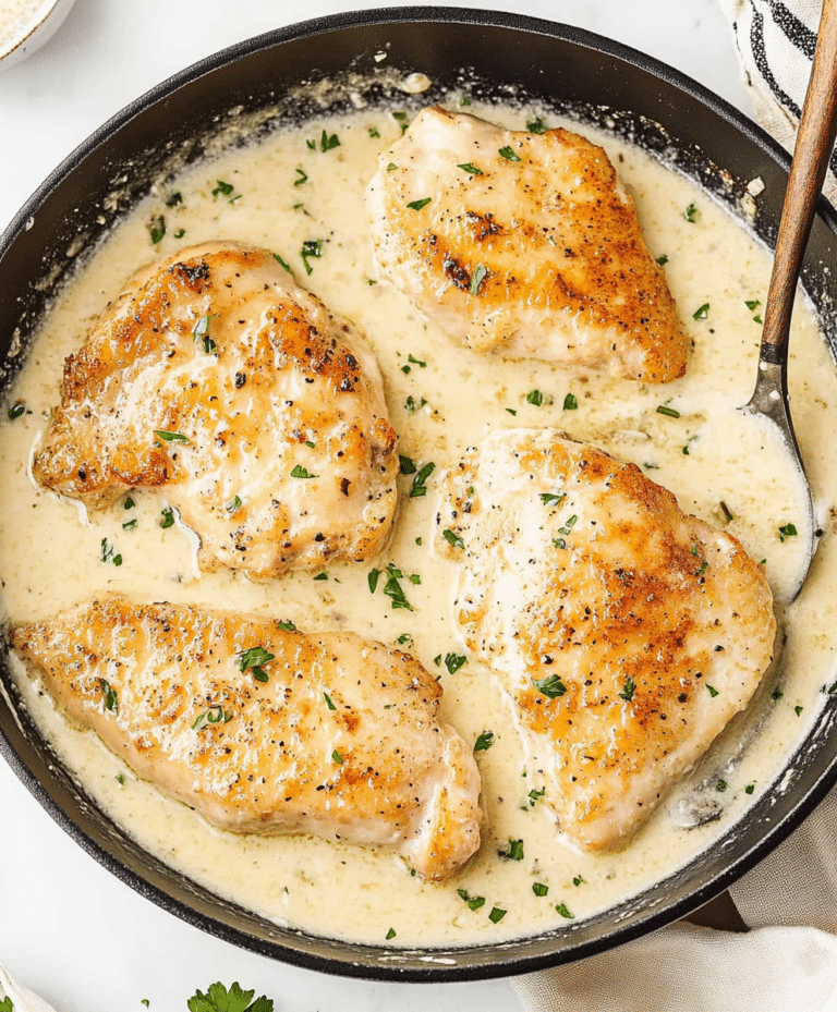 Creamy Garlic Parmesan Chicken Recipe