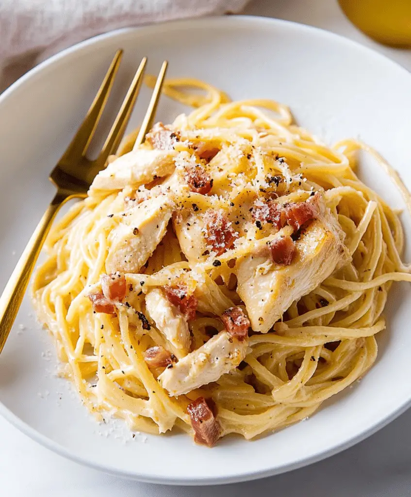 Best-Ever Chicken Carbonara Recipe