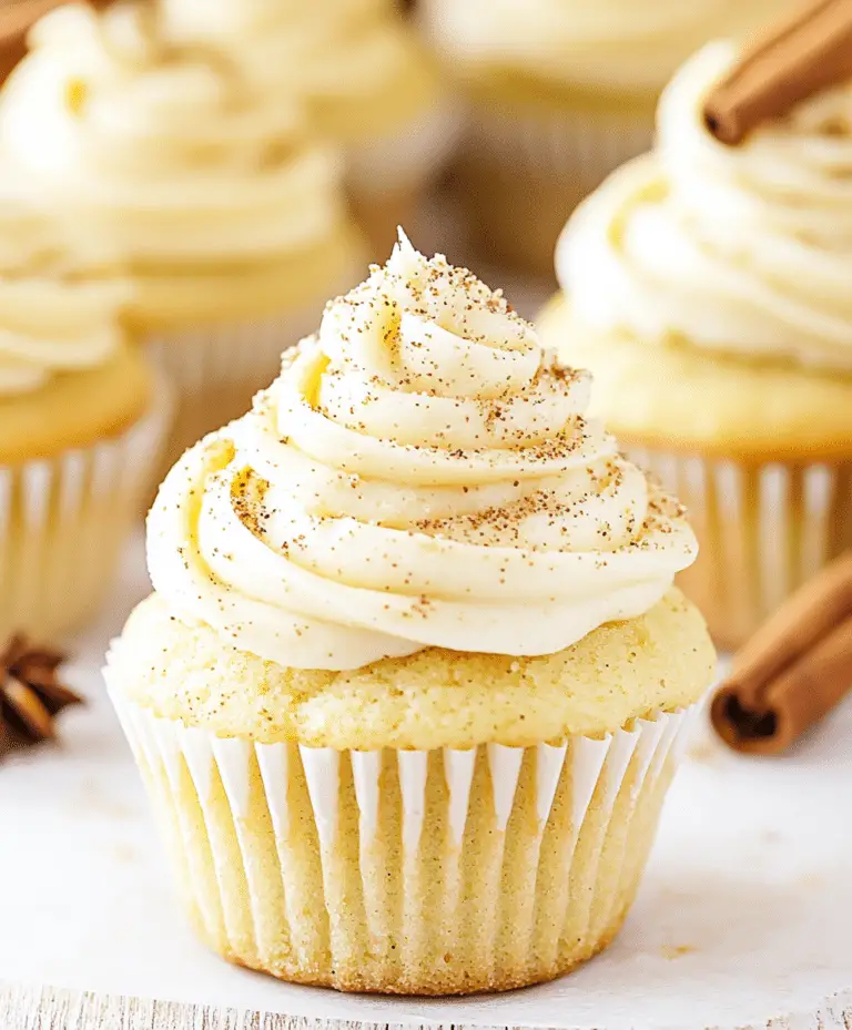 Eggnog Cupcakes Recipe