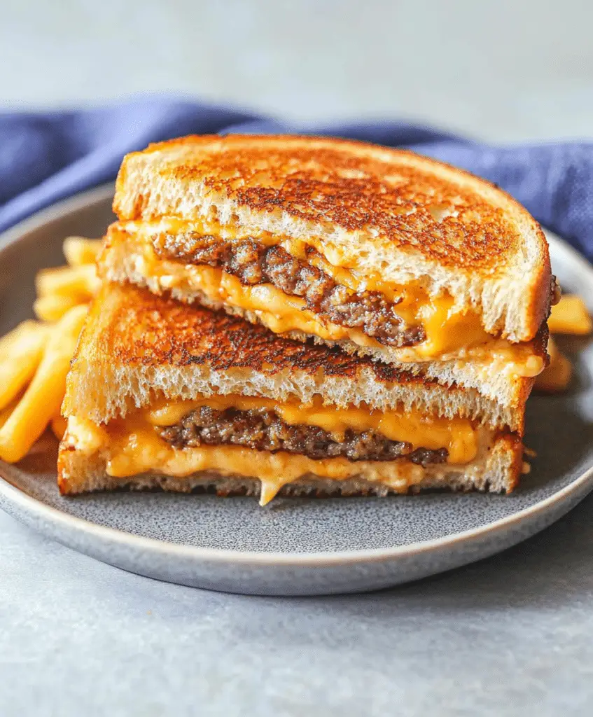 Grilled Cheese Patty Melts Recipe