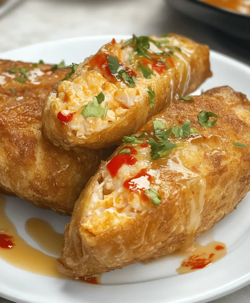 Crab Cake Egg Rolls Recipe