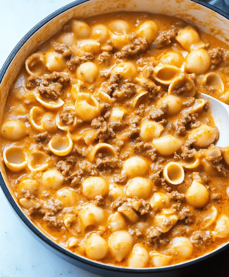 Creamy Beef And Shells Recipe