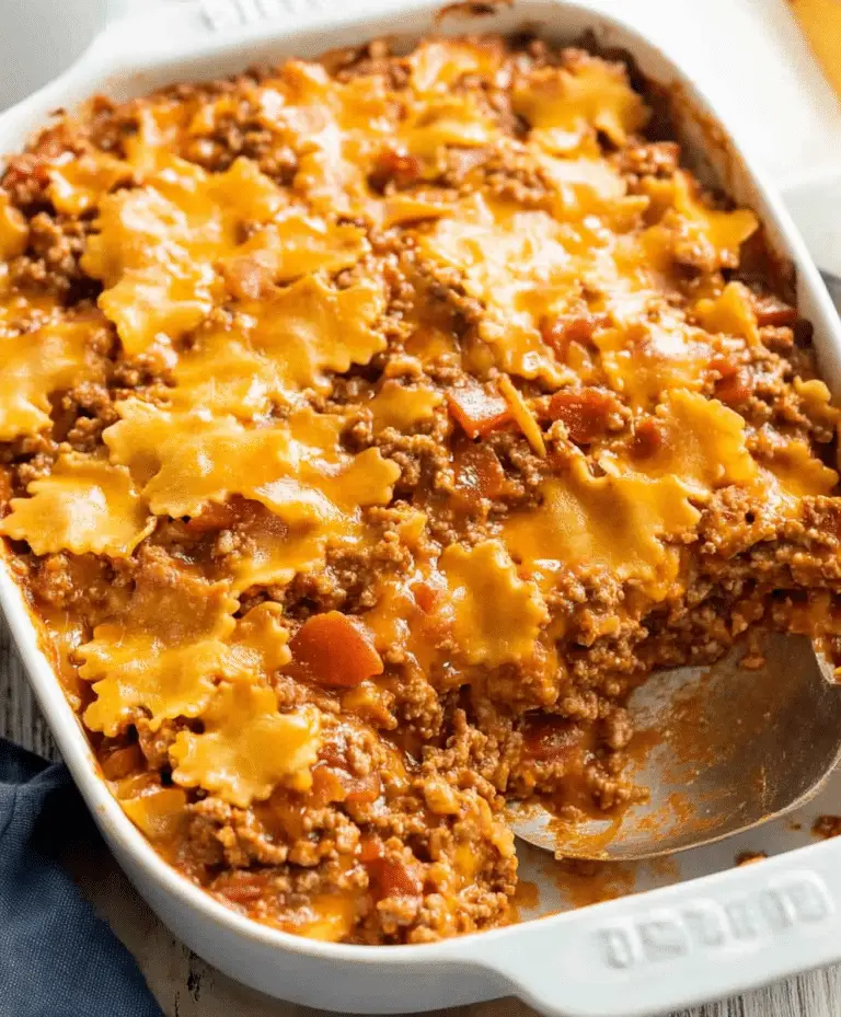 Easy Sloppy Joe Casserole Recipe