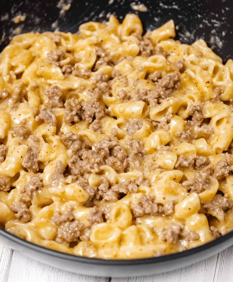 Ground Beef Alfredo Recipe