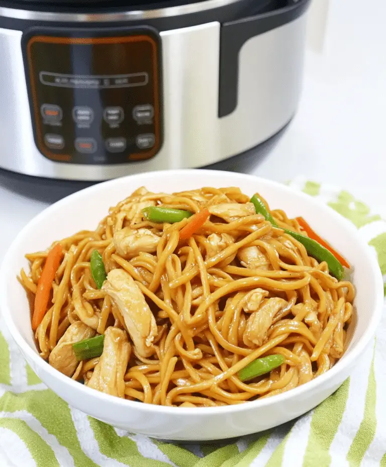 Instant Pot Chicken Lo Mein Recipe