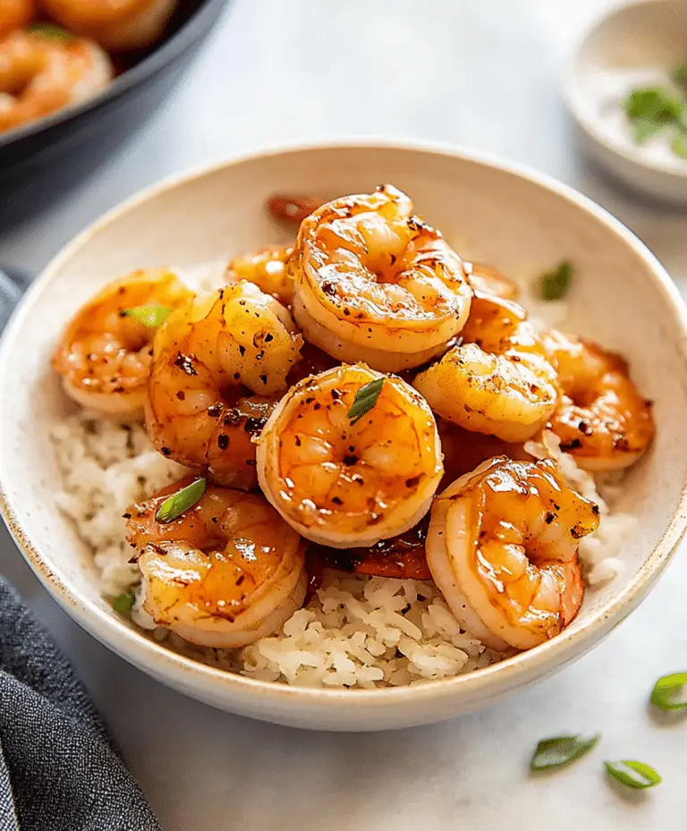 10 Minute Honey Garlic Shrimp Recipe
