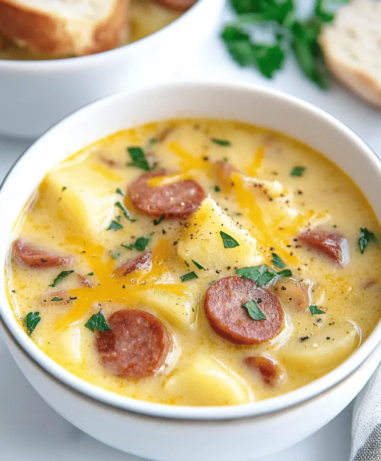 Potato Soup Recipe (cheesy Sausage Soup) Recipe