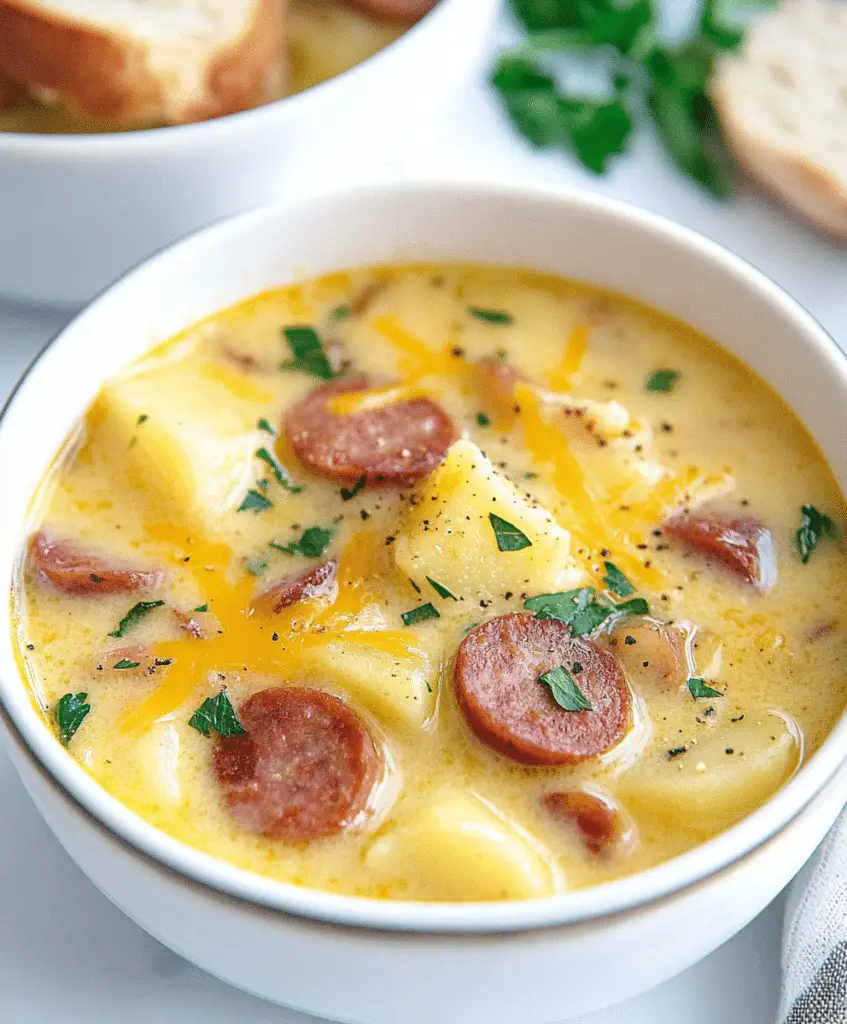 Potato Soup Recipe (cheesy Sausage Soup) Recipe
