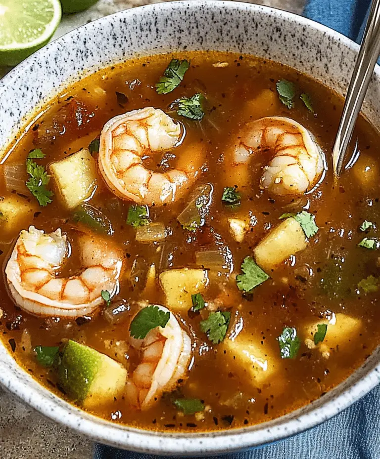 Caldo De Camaron (mexican Shrimp Soup) Recipe