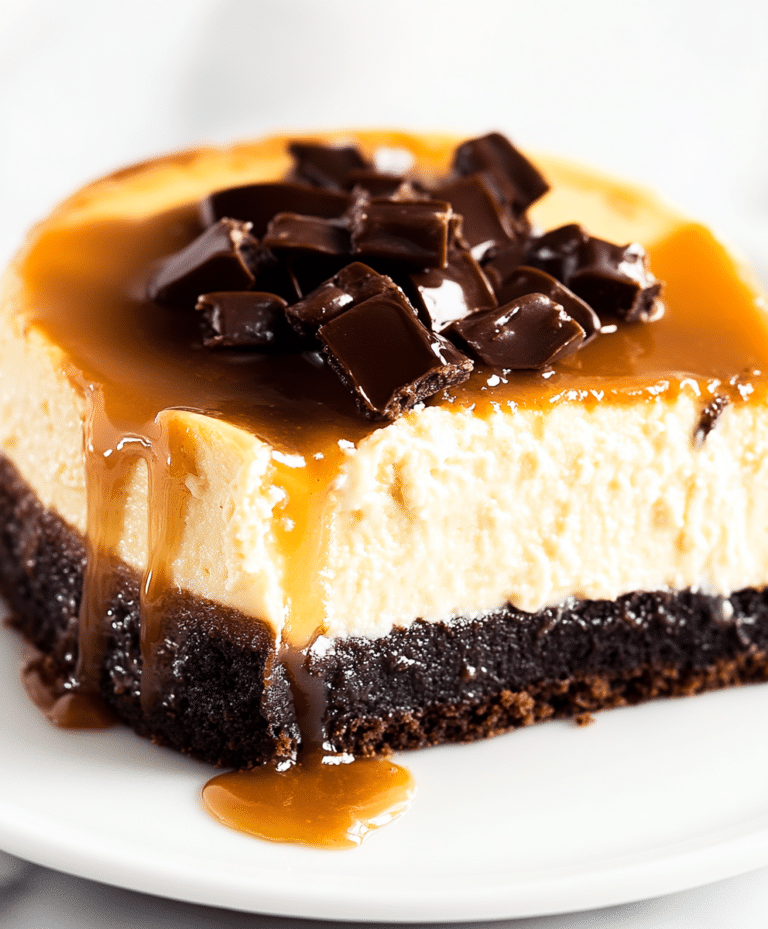 Caramel Brownie Cheesecake Recipe