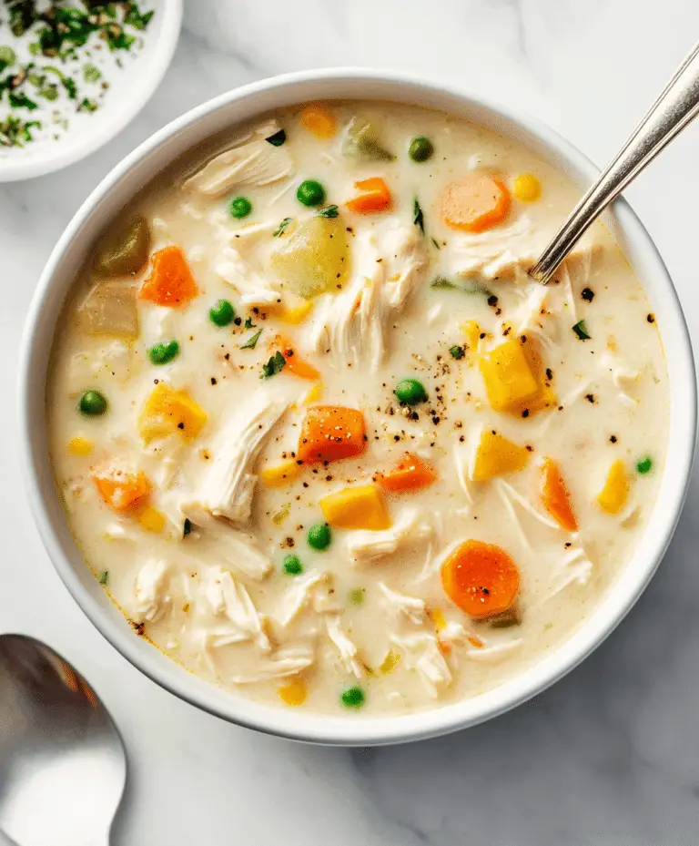Chicken Pot Pie Soup Recipe