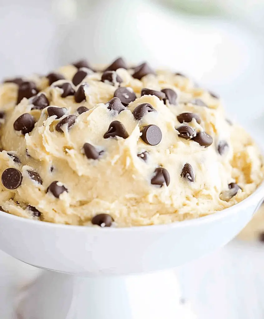 Chocolate Chip Cookie Dough Dip Recipe