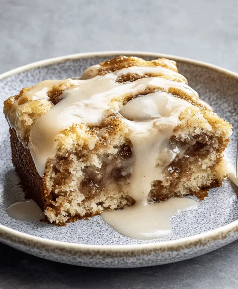 Cinnamon Roll Cake Recipe
