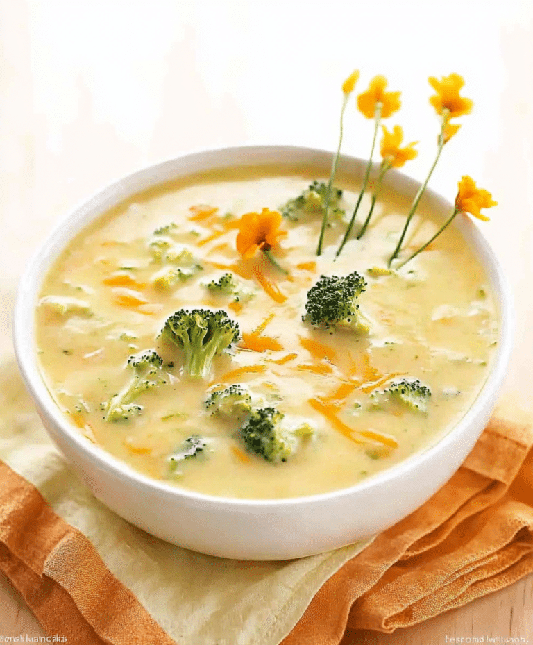 Copycat Panera Broccoli Cheese Soup Recipe