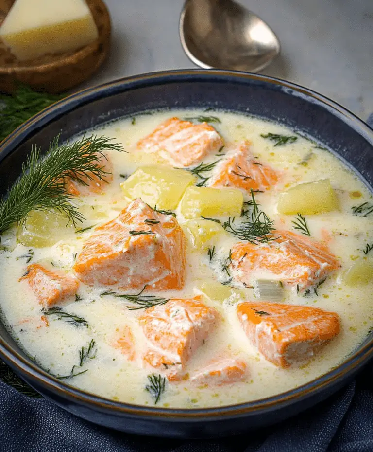 Finnish Salmon Soup (lohikeitto) Recipe