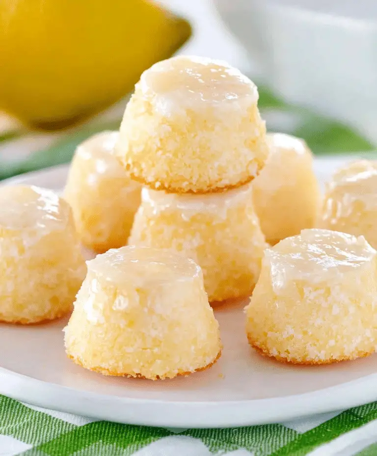 From Scratch Mini Lemon Drop Cakes Recipe