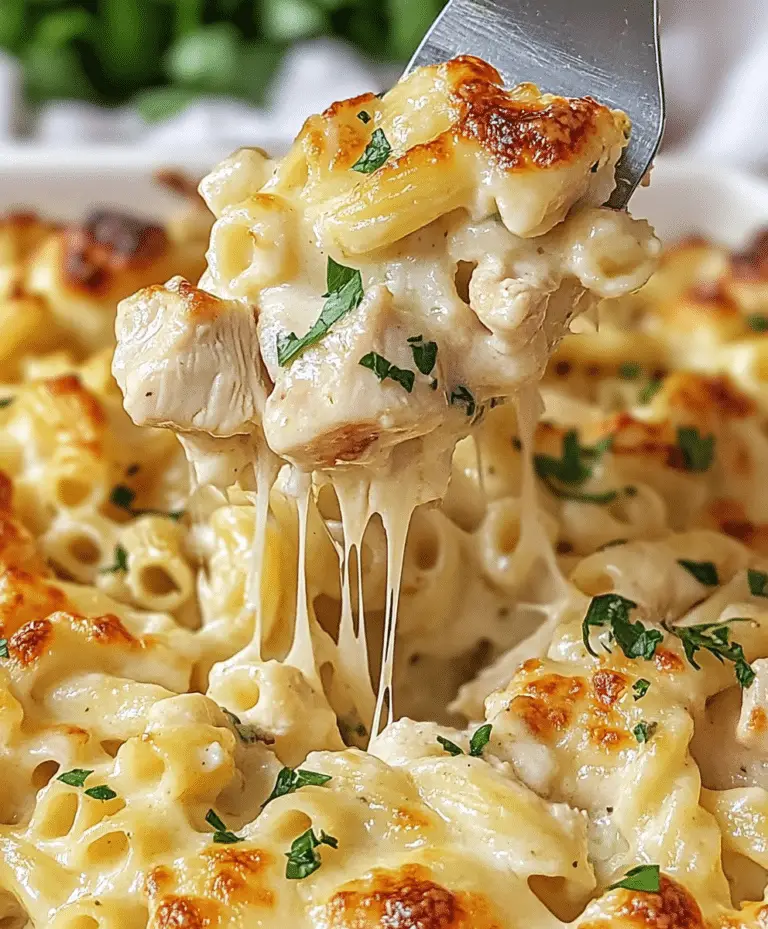 Garlic Parmesan Chicken Pasta Bake Recipe