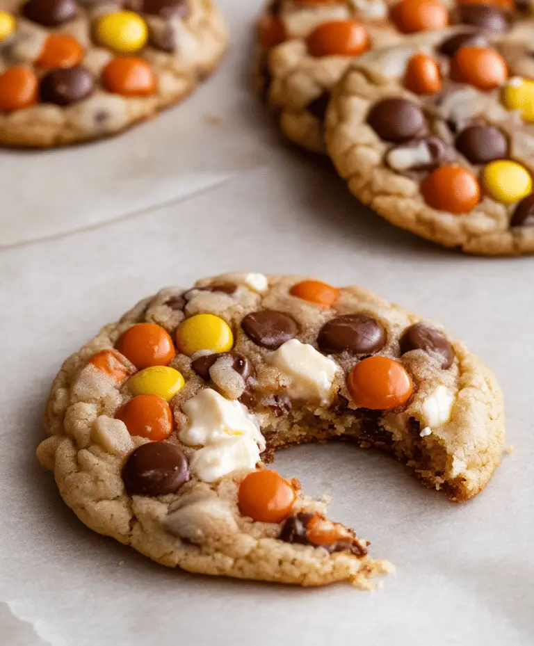 Gooey Reese’s Cheesecake Cookies Recipe