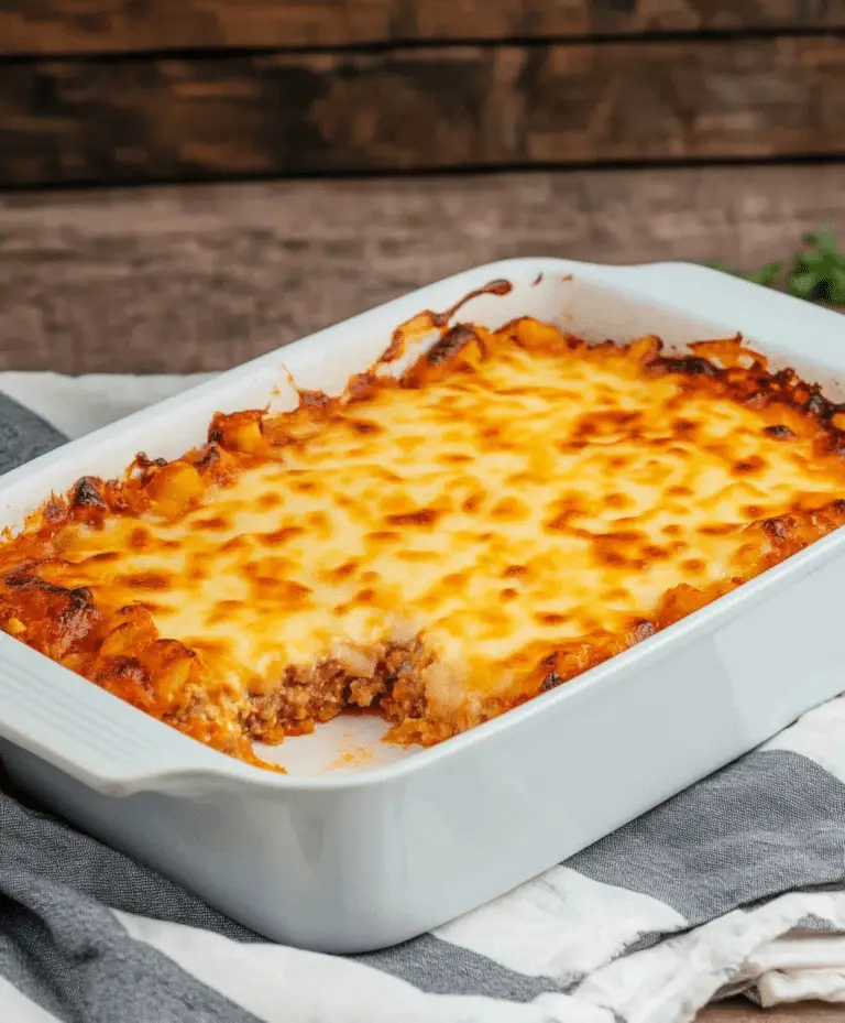 Grandma’s Hamburger Casserole Recipe