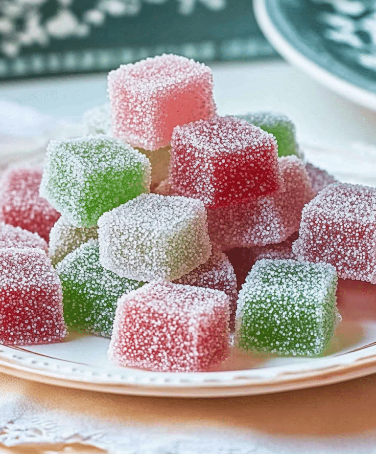 Gumdrops Recipe