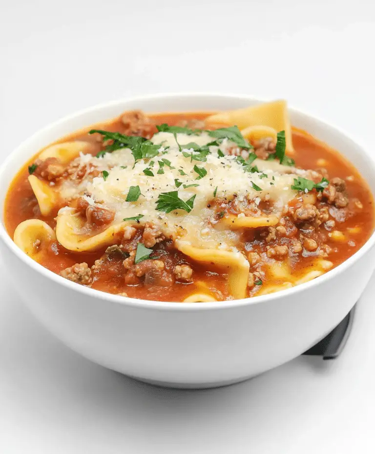 Instant Pot Lasagna Soup Recipe