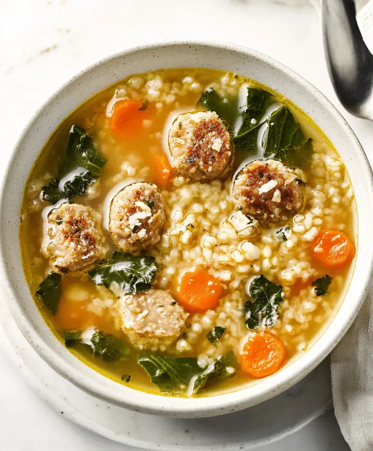 Italian Wedding Soup Recipe