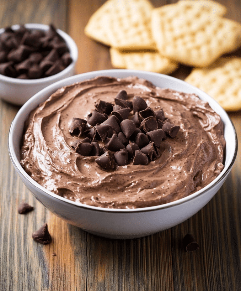 Luscious Brownie Batter Dip Recipe