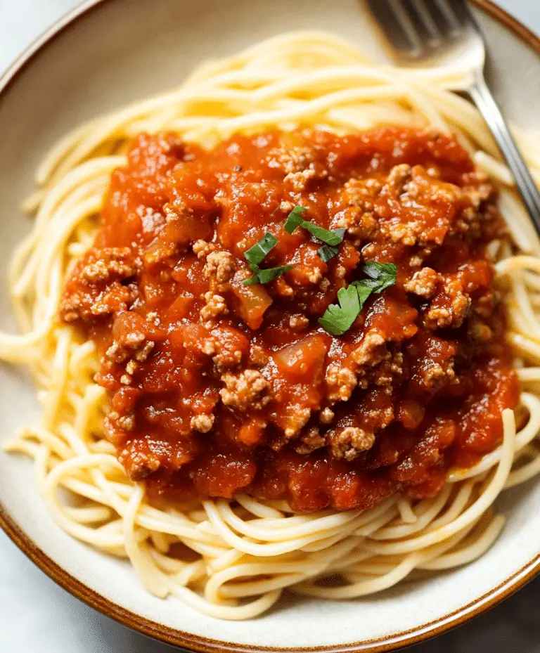 Meat Sauce Recipe