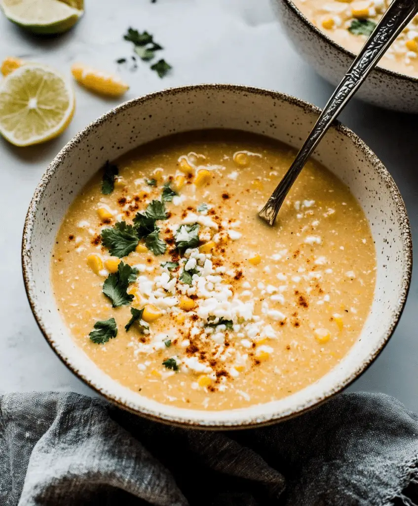 Mexican Street Corn Soup Recipe