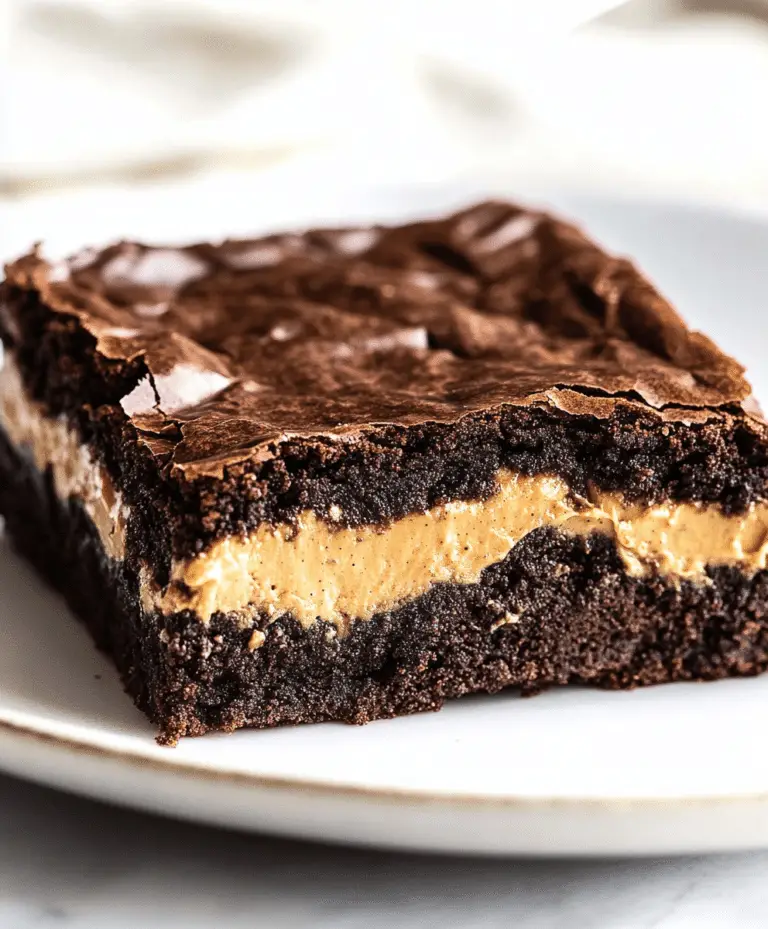 Peanut Butter Brownies Recipe