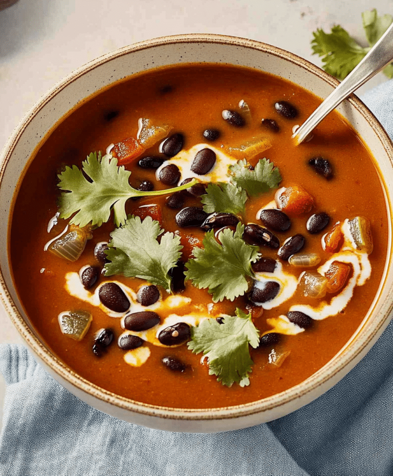 Pumpkin Black Bean Soup Recipe