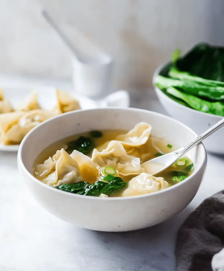 Quick & Easy Wonton Soup Recipe