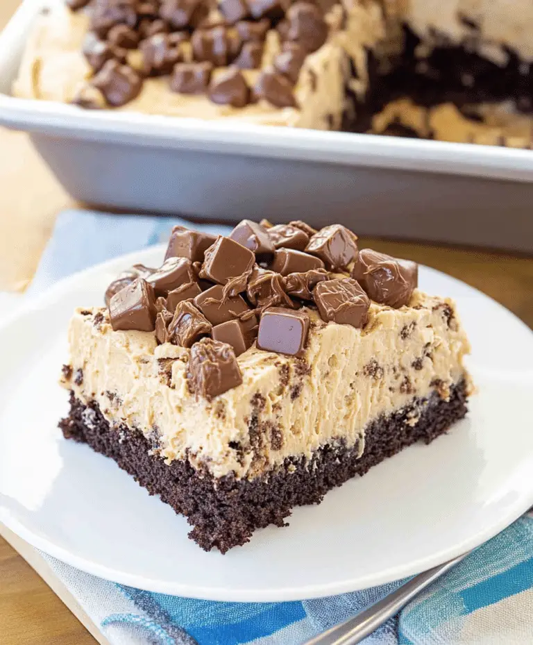 Reese’s Peanut Butter Poke Cake Recipe