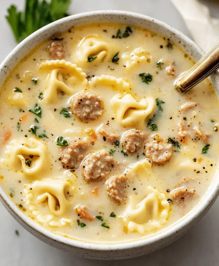 The Best Sausage Tortellini Soup Recipe