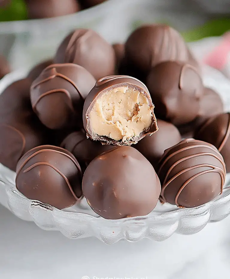 4 Ingredient Peanut Butter Balls Recipe