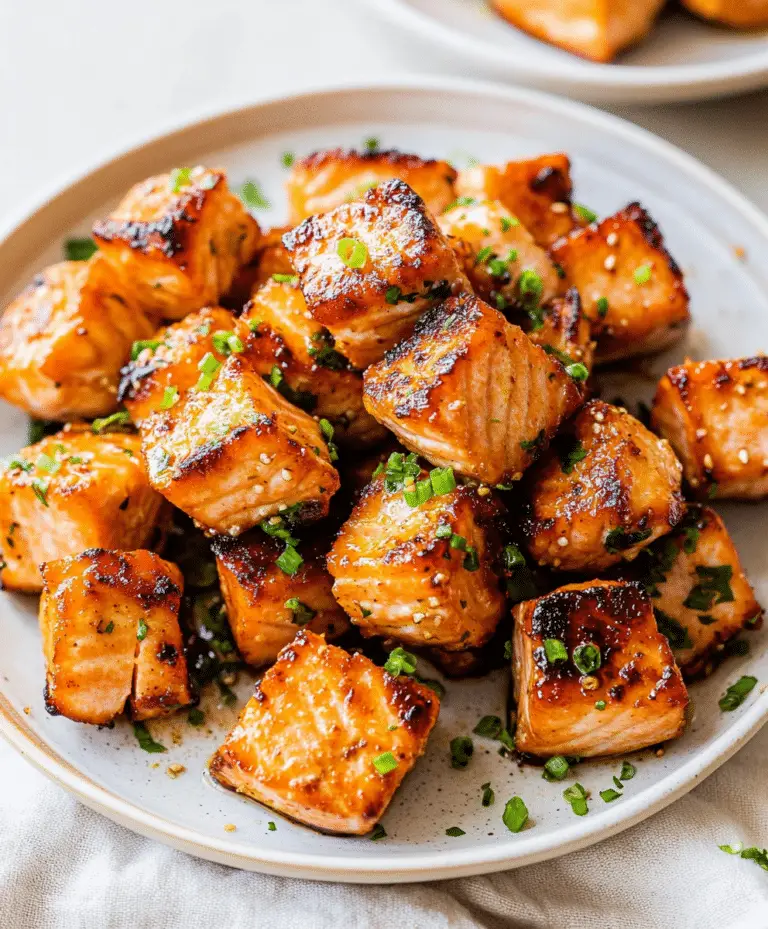 Air Fryer Salmon Bites Recipe