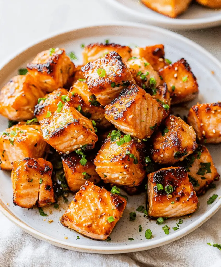 Air Fryer Salmon Bites Recipe