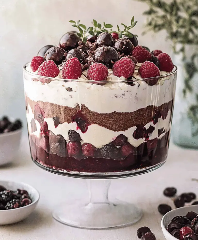 Black Forest Trifle Recipe