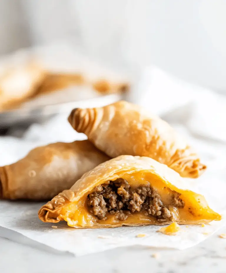 Cheesy Ground Beef Empanadas Recipe