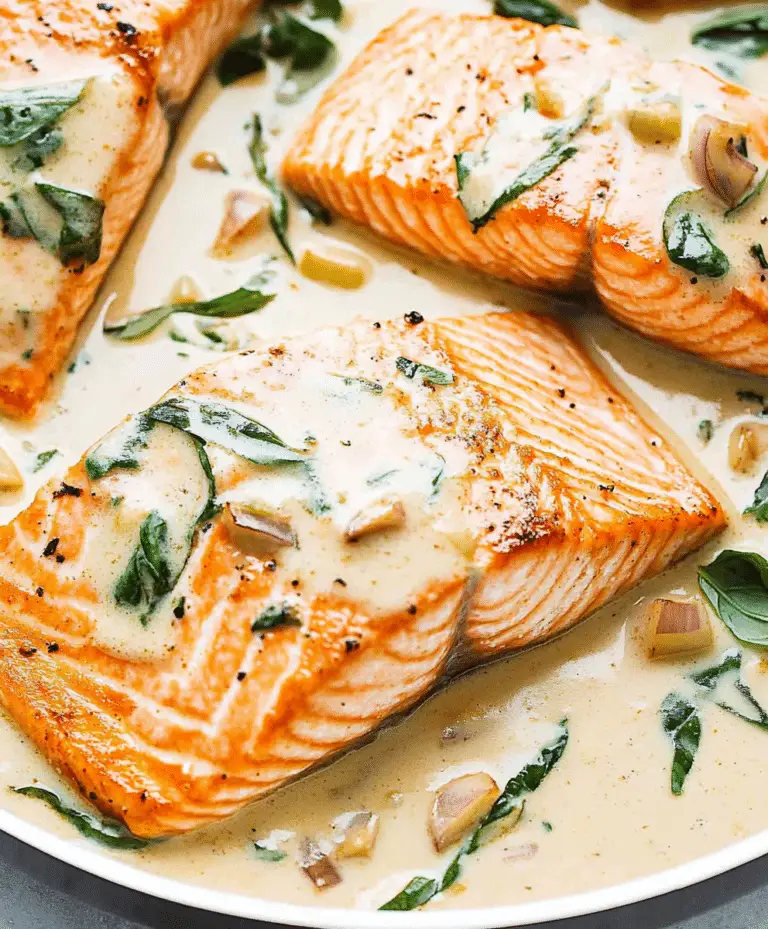Creamy Garlic Butter Salmon Recipe