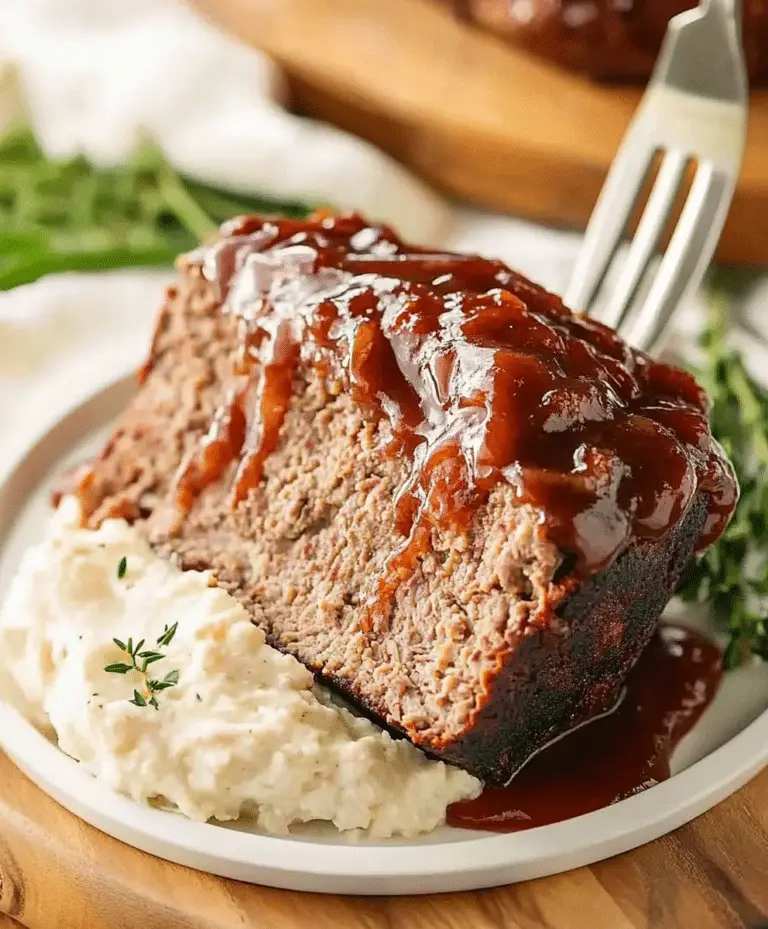 Easy Copycat Cracker Barrel Meatloaf Recipe